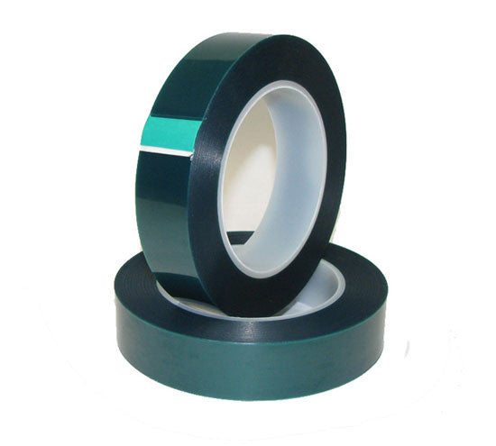 1 Inch x 72 yds - High Temperature Polyester Green Masking Tape