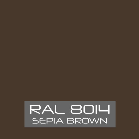 RAL 8014 Sepia Brown Powder Coating Paint