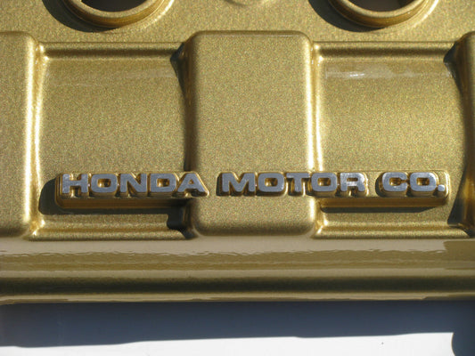 High gloss clear powder coated honda valve covers