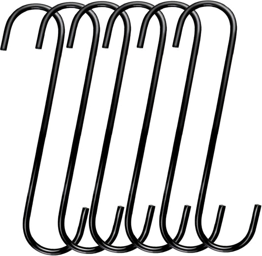 Powder Coating Hooks - S Hooks .180 x 6 Inch Holds up to 80 lbs!